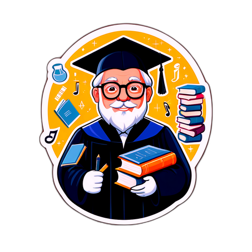 Akademik Bilim Adamı Sticker