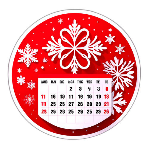 Sticker Kalendari Desember 2025