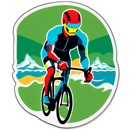 Upplev Adrenalinet: Ironman Kalmar Sticker som Fångar Naturens Skönhet!