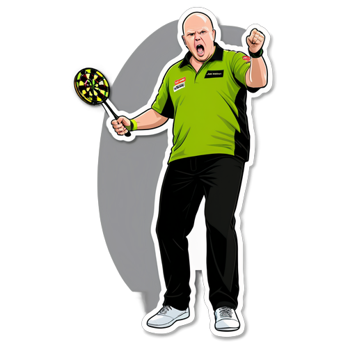 Michael van Gerwen Aufkleber