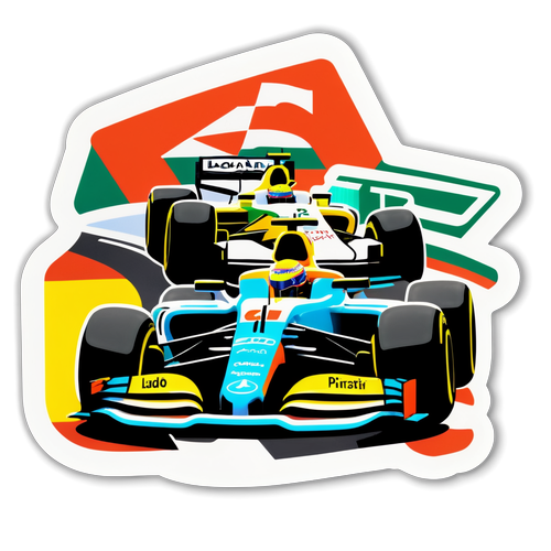 Viteză și Adrenalină! Stickerul F1 cu Piastri și Norris învinge toate așteptările!