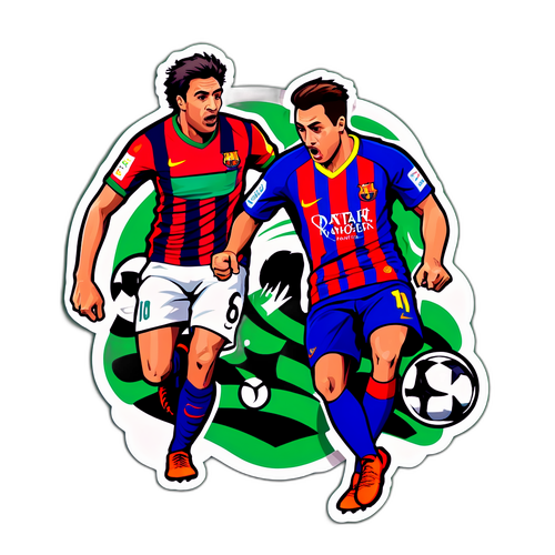 Sticker Perlawanan Menarik Racing de Santander vs FC Barcelona