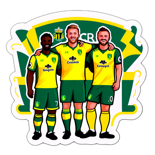 Norwich és Southampton meccs matricája