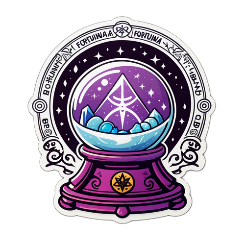 Krystalová koule s nápisem 'Fortuna'