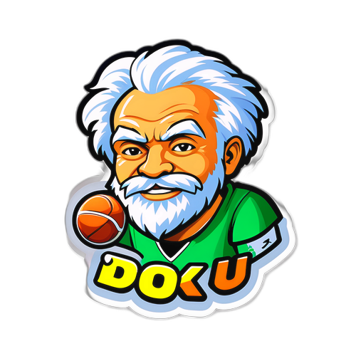 Δημιουργία αυτοκόλλητου με τον Ντόκου σε προκλητική διάθεση