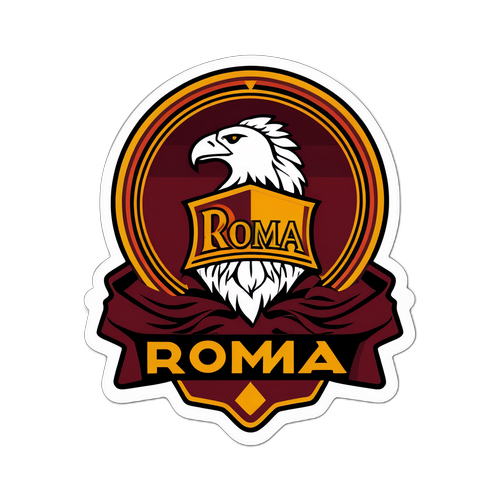 AS Roma Logo Sticker