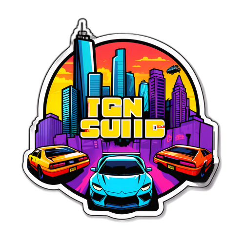 GTA 6 Graffiti Stílusú Matrica