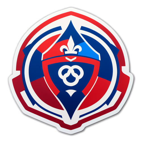 Le Logo Olympique Lyonnais Réinventionné : Une Fusion Éblouissante de Football et de Couleurs!