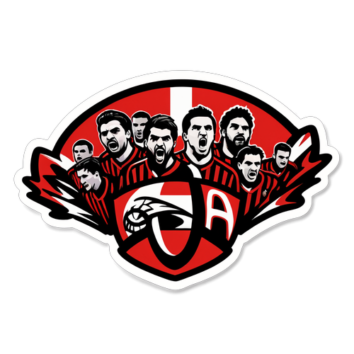 Ilustração Estilizada do AC Milan