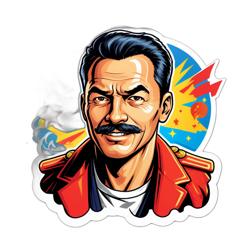 Komik Tarzında İwo Baraniewski Stickerı