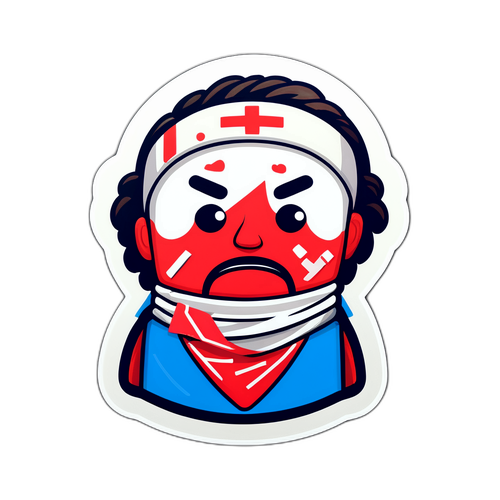 Masigla na Sticker na May Malungkot na Logo ng Clippers