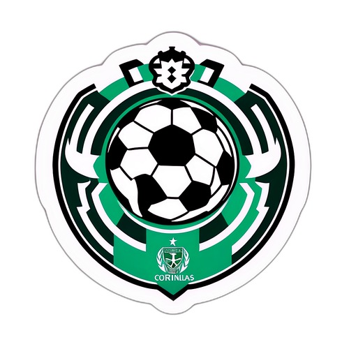 サッカーの興奮を表現するデザイン