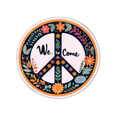 Fredssymbol med växter