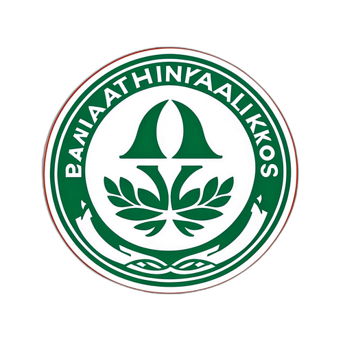 Σχέδιο Αυτοκόλλητου με Στοιχεία από το Παιχνίδι Παναθηναϊκός-Βιλερμπάν