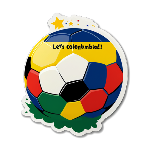 ¡Impulsa la Pasión! Descubre el Sticker de 'Vamos Colombia Femenino' Que Todos Querrán Usar