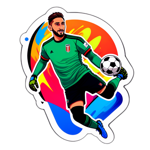Cool Karikatur af Gianluigi Donnarumma
