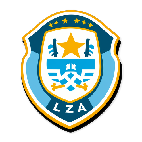 Adesivo della squadra di calcio Lazio