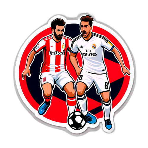 Stiker Pertandingan Madrid vs Bilbao