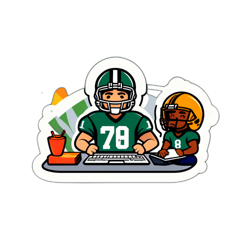 Stiker Kaki Bawah Pertandingan Fantasi