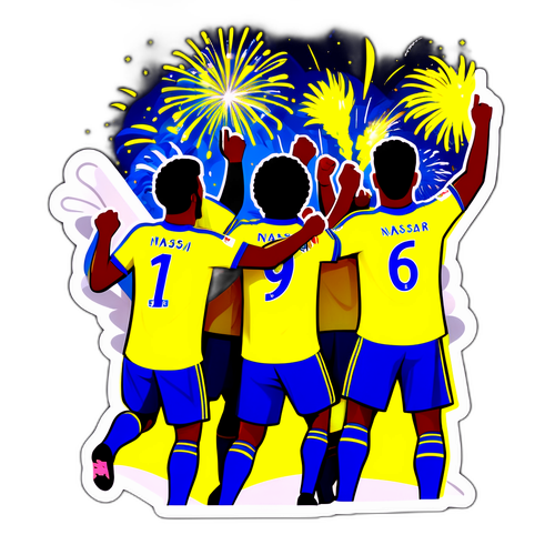 Sticker Cầu Thủ Al Nassr FC Mừng Bàn Thắng