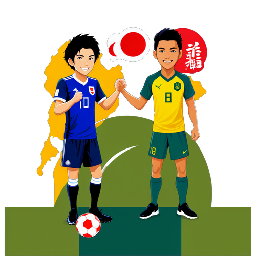 Amizade e Futebol: Japão vs Austrália