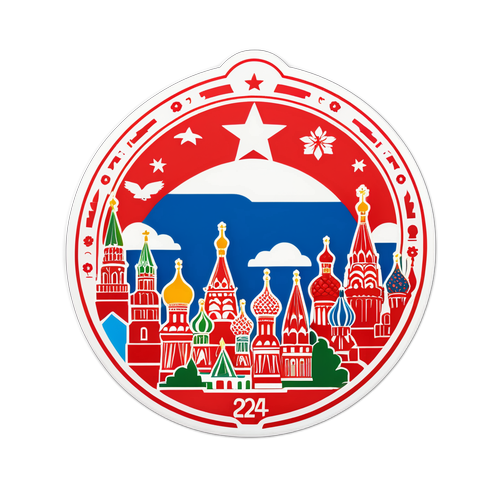Стікер з логотипом Росія 24