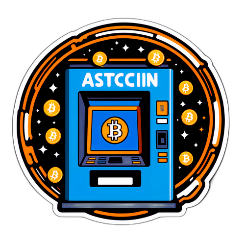 Bitcoin Automaat Sticker