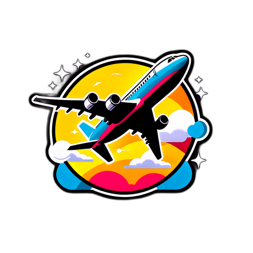 Máy bay bay cao, đại diện cho AIC 2025 với công nghệ hiện đại