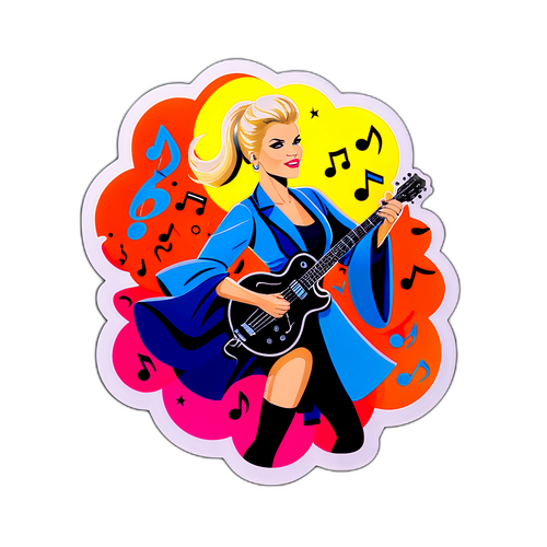 Pernilla Wahlgrenin energinen musiikkistickeri