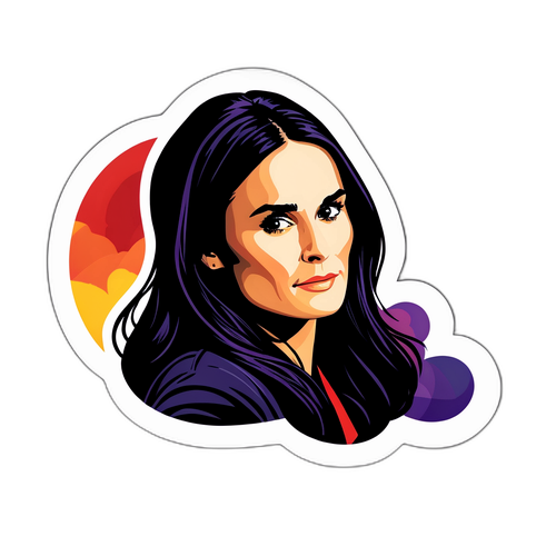 Illustration af Demi Moore