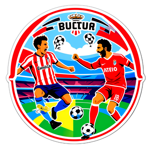 Stiker Pertarungan Atletico CP vs Benfica