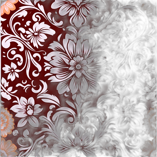 विंटेज-शैली की वॉलपेपर स्टिकर