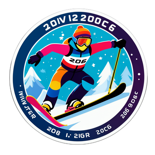 2026 Kış Olimpiyatları Temalı Sticker