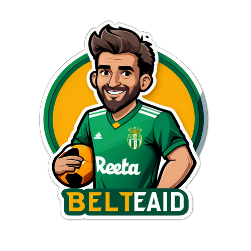 Sporty klistremerke for Real Betis vs. Real Sociedad
