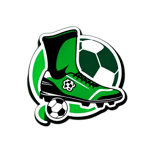 Stiker Sepatu Sepak Bola