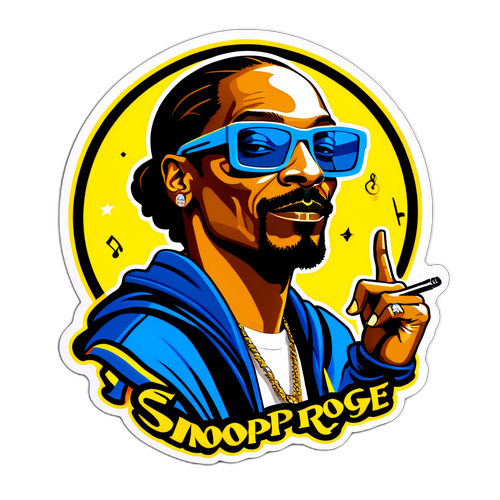 Autocollant de Snoop Dogg avec style unique
