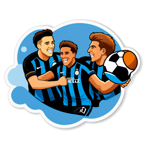 Przyjaźń sportowa: Inter i Lazio w radości gry