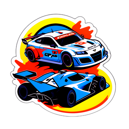 GP Explorer Racers Sticker