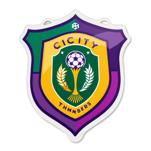 Sticker Vibrante de la Rivalidad entre Orlando City y los Timbers