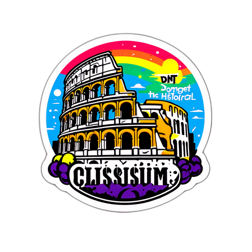 Колизей в уличном граффити