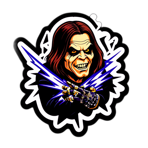 Stiker Dinamik Ozzy Osbourne