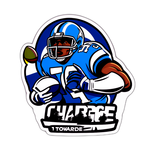 美式足球主題貼紙