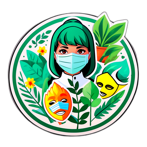 空氣品質主題貼紙