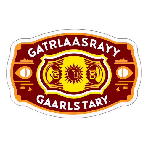 Sticker vintage sportiv Galatasaray