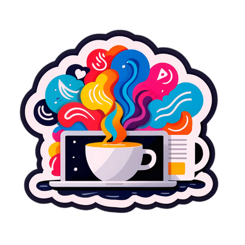Sticker ya Kihalisi Kuhusu Uandishi wa Blogu