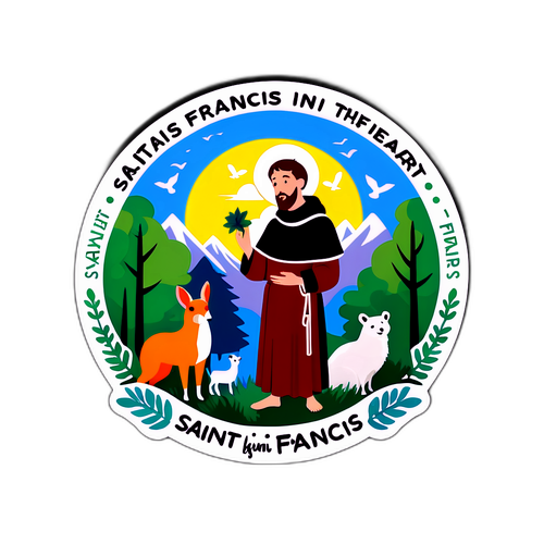 Święty Franciszek w sercu