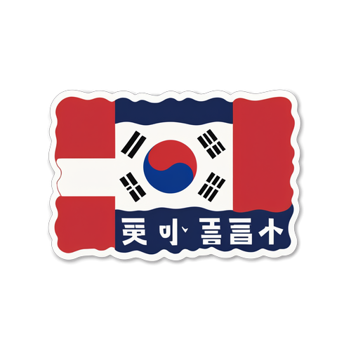 Martial Law Explained - South Korean Flag Sticker