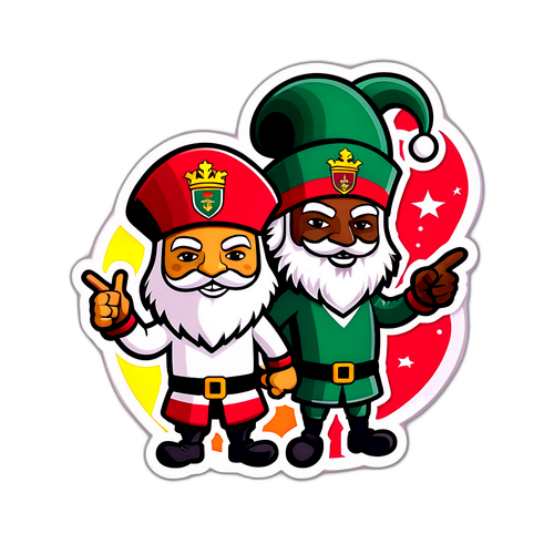 Sticker ya Siku ya Mashindano kati ya Vasco da Gama na Fluminense