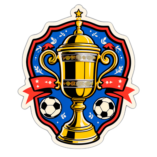 Trofi FA Vintage dengan Elemen Hiasan