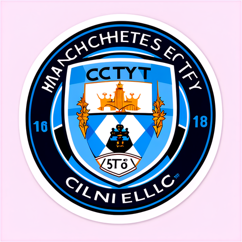 Manchester City Sticker - Blue is the Color